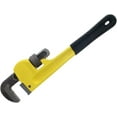 thumbnail image 2 of 1 Piece 10 Inch Heavy Duty Steel Adjustable Grab Straight Pipe Wrench with Soft Grip Floating Hook Jaw, 2 of 9