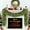 9FT-2Pcs, variant on 9FT Cedar Garland with Lights, Prelit Christmas Garland Artificial Realistic, Real Touch Pine Christmas Garland for Mantle Stairs Outdoor Decoration, Battery Operated Faux Greenery Garlands