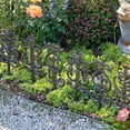 thumbnail image 4 of Sungmor Vintage Cast Iron Garden Stakes - 3PCS Ornate Metal Plant Stakes for Yard Art, Patio,Lawn Ornamentation,5.3inch Tall Antique Black Finish,Exquisite Garden Decor, 4 of 6
