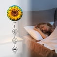 thumbnail image 4 of Personalized Analog Clock Non-Ticking Silent Wall Clocks Battery Operated Clocks with Picture Decorative for Living Room-Beautiful Sunflower Field Pattern(12inch), 4 of 4