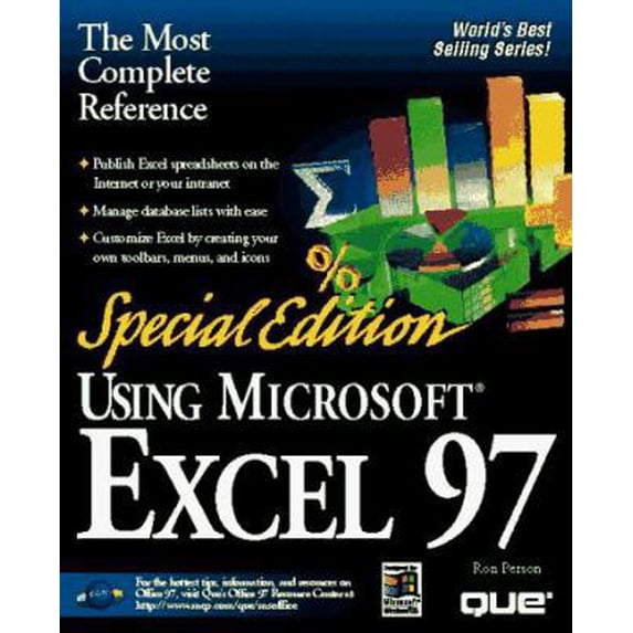 Pre-Owned Special Edition Using Microsoft Excel 97 (Using ... (Que)) (Paperback) 0789709600 9780789709608