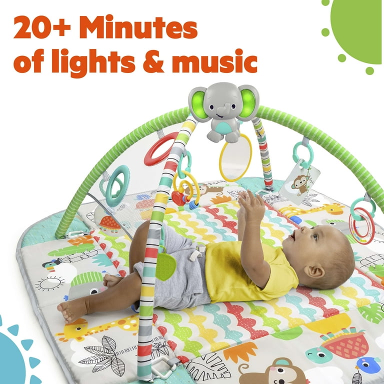 Bright Starts 5 en 1 Your Way Ball Play - Juego de actividades para bebé,  gimnasio y pozo de pelotas, incluye 7 juguetes, recién nacido a niño