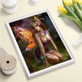 thumbnail image 2 of Wdftyju 5D DIY diamante pintura mariposa hada niña Rhinestone completo redondo artesanías de pared Wdftyju 4jb5hu4uz7yb8bw2, 2 of 9