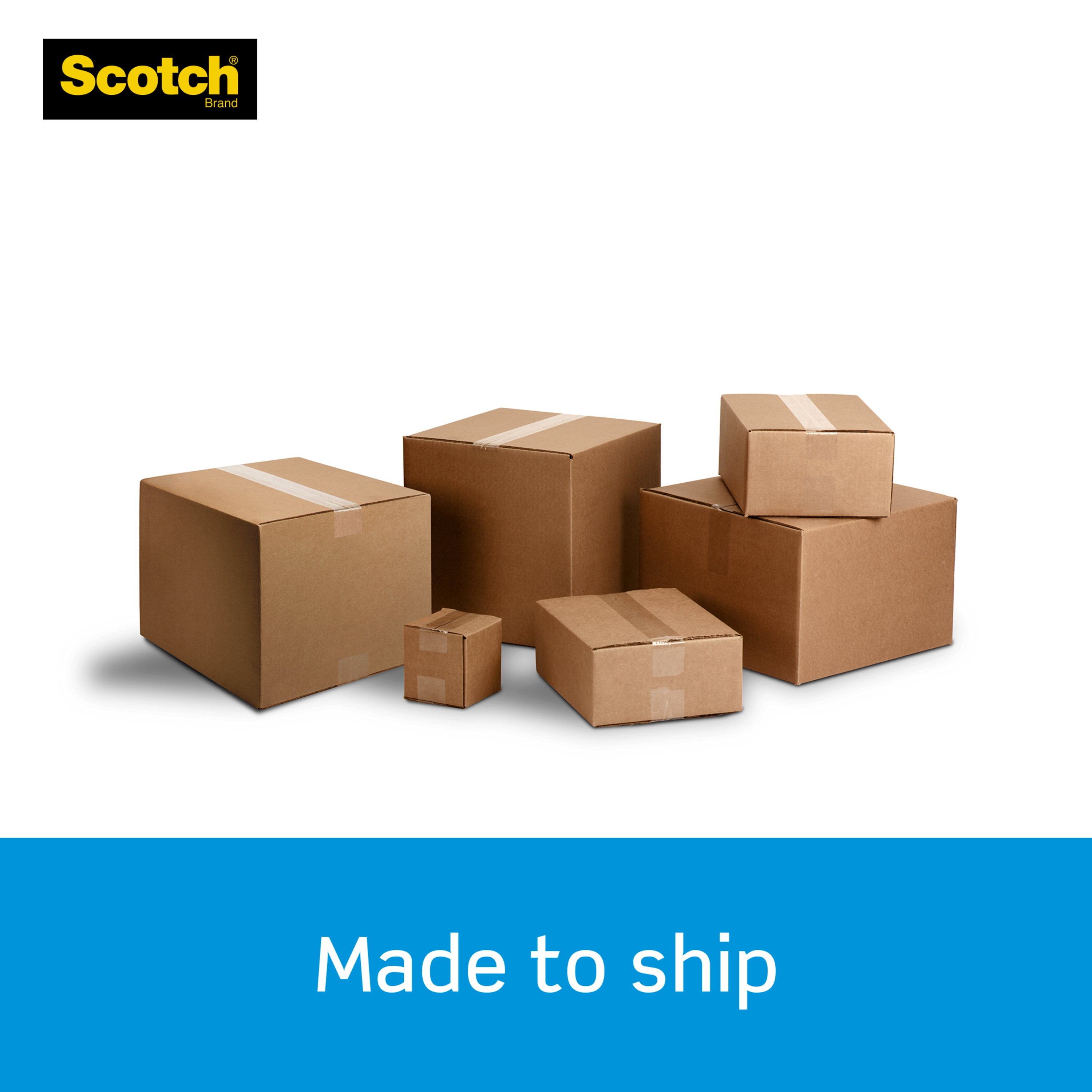  SEWACC 4 Pcs Adhesive Tape Shipping Packaging Tape