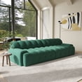 thumbnail image 5 of bokifol 102.4" Oversized Loveseat Sofa Couch for Living Room,3D Textured Knit Fabric Sofa,No Assembly Required(Green), 5 of 10