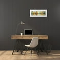 thumbnail image 3 of Atelier B Art Studio 18x9 White Modern Wood Framed Museum Art Print Titled - REFLECTIONS OF A COLORFUL CITY, 3 of 4