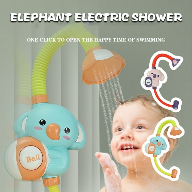 Juguete de rociador de ducha girasol - Aspersor de baño giratorio de 360° con ventosa - Juego interactivo de agua para diversión en la hora del baño