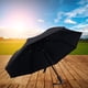 thumbnail image 5 of plegable compacto de lluvia fuerte portátil con ventilador de Negro Jinwen sombrilla grande, 5 of 6