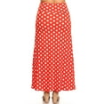 thumbnail image 3 of MOA COLLECTION Women's Casual High Waisted Solid / Printed Long Maxi Skirt, 3 of 4
