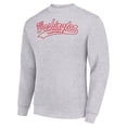 thumbnail image 2 of Men's Starter  Heather Gray Washington Capitals Tailsweep City Pullover Sweatshirt, 2 of 3
