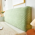 thumbnail image 1 of Nvzi 1 pieza de funda protectora de polvo para la cabeza de la cama elástica simple y resistente al viento, todo incluido, 220 cm de largo (verde), 1 of 5