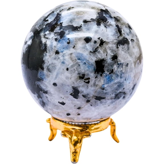 Rainbow Moonstone Crystal Ball Sphere 2.5" Inches