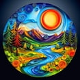 thumbnail image 1 of Puzle de madera Purdicra Sunrise Scenery Animal, 100 unidades, 1 of 7