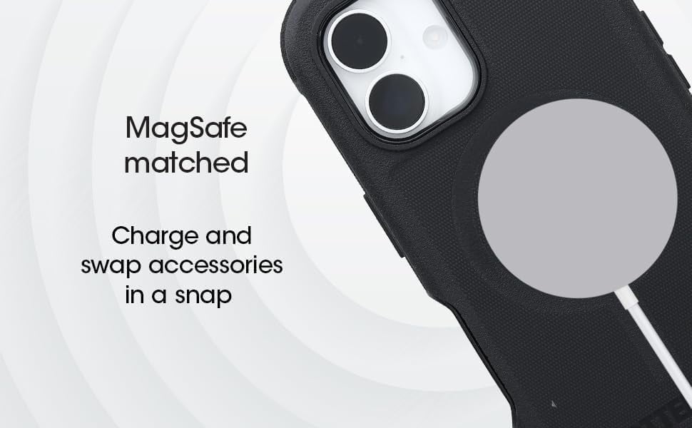 OtterBox iPhone 16e (Only) - Defender Series MagSafe Case - Forest Ranger (Green) - Built-in Magnets - Screenless - Rugged & Durable - with Port Protection - Holster Clip Included