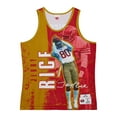 thumbnail image 2 of Men's Mitchell & Ness Jerry Rice Scarlet San Francisco 49ers 1994 Player Burst Tank Top, 2 of 3