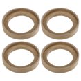 thumbnail image 1 of Unique Bargains 4 piezas universales de 3,5 pulgadas altavoz subwoofer montaje anillos espaciadores madera maciza beige, 1 of 1