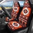 thumbnail image 2 of Renewold Southwest American Tribal Red Orange Auto Seat Covers Front Seats for SUV Truck Sedans Seats Washable Breathable Car Interior Accessories, Easy to Install, 2 of 7