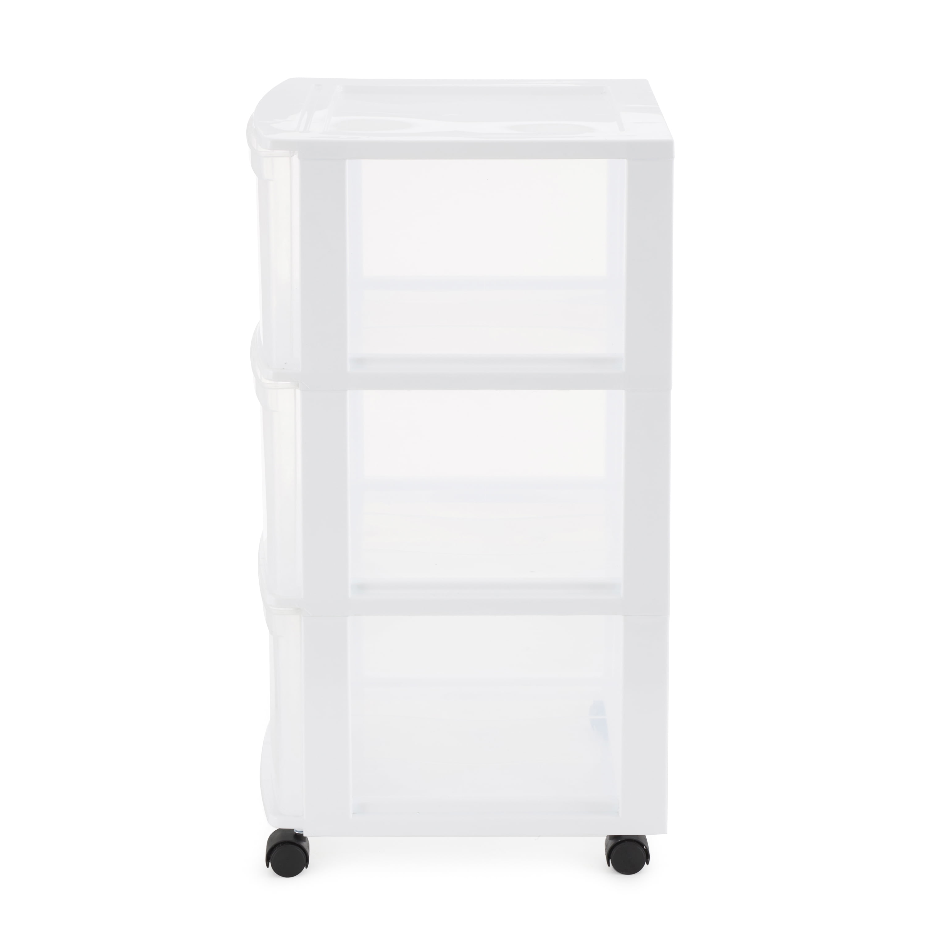  Gracious Living Resin Clear 4 Drawer Storage Chest System with  Removable Rolling Casters for Garage, Basement, Utility Room, and Laundry  Room, White : Home & Kitchen