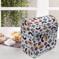 thumbnail image 4 of Colorful Lounger Chair Bag, Memphis Style Geometric Composition with Half Circles Plus Sign Dots and Squares, High Capacity Storage with Handle Container, Lounger Size, Multicolor, by Ambesonne, 4 of 5