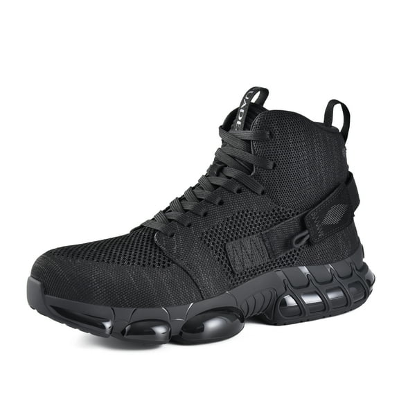 SUYSTEX Steel Toe Boots for Men Women Indestructible Non Slip Comfortable Work Boot Safety Construction Shoes