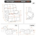 thumbnail image 6 of MCombo Dual Motor Power Recliner Lift Chair with Adjustable Headrest, 6 of 8