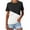 Black, variant on cfhntfmh Womens Tops Trendy Summer Color Block Crewneck Casual Shirts Comfy Womens Blouse Tees S-2xl