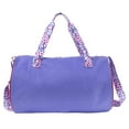 thumbnail image 6 of Madison & Dakota Girls Dance Duffle Bag for Ballet, Dance, Dancewear, Clothing, Dresses, Skirts, Tutus, Tights, Stockings, Shoes and Accessories in Purple with Glitter and Leopard Straps, 6 of 8