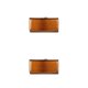 thumbnail image 4 of Jumpingount Cartera larga de cuero con cierre de cremallera para mujer, monedero de almacenamiento para mujer, tarjetero, bolso de mano, regalo de Naranja 2piezas, 4 of 6