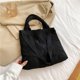 thumbnail image 4 of Bolsa Bolsos de hombro vintage de mano retro cruzado grande de punto para mujer (negro) Likrtyny Para Estrenar, 4 of 5