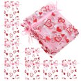 thumbnail image 4 of 50Pcs Delicate Organza Drawstring Bags Multi-use Candy Gift Bags Mesh Design Jewelry Packing Bags, 4 of 6