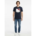 thumbnail image 4 of Sanrio, Men's & Big Men's Graphic Tee, Hello Kitty Bow, Sizes S-3XL, 4 of 5