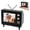 Black, variant on Retro Mini Work TV, 2.4" IPS 8GB for Dollhouse Decor