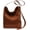 Brown, variant on CoCopeaunts Women Fashion Tote Bag PU Crossbody Shoulder Bag Large Capacity Purses Handbags for Women Travel Shopping