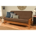 thumbnail image 2 of Kodiak Furniture Monterey Futon with Linen Fabric Mattress in Butternut/Brown, 2 of 4