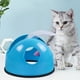 thumbnail image 5 of Juguete interactivo para gatos con rotación de 360 grados, plato con ratón, color azul menta, 5 of 12