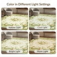 thumbnail image 7 of ODIKA 2'x3' Sage Green Botanical Vintage Beige Washable Doormat Centered Bouquet Emblem Leafy Frame Faded Pastel Garden Non-Slip, Low Pile for Entryway, Kitchen, Laundry Room, 7 of 7