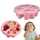 thumbnail image 1 of Utensilios de cocina, accesorios de cocina, caja de dulces con forma de corazón para frutas y bocadillos, con pajita, lonchera de cuatro compartimentos, tapa transparente, caja de plástico para refrig, 1 of 6