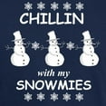 thumbnail image 3 of CafePress - CHILLIN WITH MY SNOWMIES T Shirt - Men's Classic Graphic Cotton T-Shirt, 3 of 4