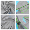 thumbnail image 3 of Quick-drying cloak changing bathrobe double-sided velvet hooded bath towel absorbent quick-drying, 3 of 3