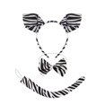 thumbnail image 1 of Yingyy 3piece Zebra Headband Set For Dance Makeup Performance Props can be used multiple Headband Dance Makeup Performance, 1 of 6