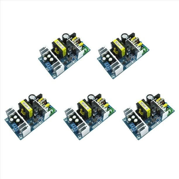 5X MóDulo de AlimentacióN Industrial -DC2416, Placa Desnuda de Alta Potencia, Placa de Fuente de AlimentacióN Conmutada, MóDulo de AlimentacióN de CC, 36 V, 5 A
