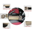 thumbnail image 3 of Beige PU Leather Automotive Seat Crevice Storage Driver or Passenger Side Gap Box Organizer Pocket, 3 of 6