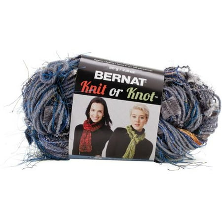 Knit Or Knot Yarn-Blue Glitter