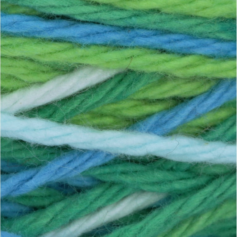 Lily Sugar'n Cream Medium 100% Cotton Emerald Energy Yarn, 706 yd