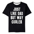 thumbnail image 3 of XIYNBAOK Girls Short Sleeve Tshirts Letter Print Fashion Tee Top for Kids Classic Crew Neck Basic T Shirts Teens Daily Going Out Preppy Clothes, 3 of 9