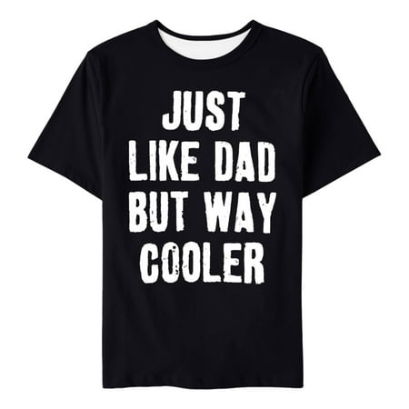 Children s Clothing Summer her s 4T Short Sleeve Shirts Day Printing Children s T Shirt Round Neck Casual Girls  Short Sleeve S Tan Bra T Shirt Boys  Short Sleeve Pattern T Shirt