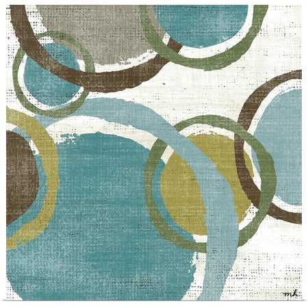 Great BIG Canvas | Rolled Moira Hershey Poster Print entitled Vintage Bubbles II