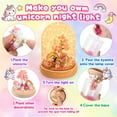 thumbnail image 4 of Unicorn Gifts for Girls Age 3-9, Craft Kits for Kids Girls Ages 6-8, Unicorn Toys for 3 4 5 6 7 8 Years Old Girls, Kids Night Light, Gifts for 6-12 Year Old Girls, 4 of 8