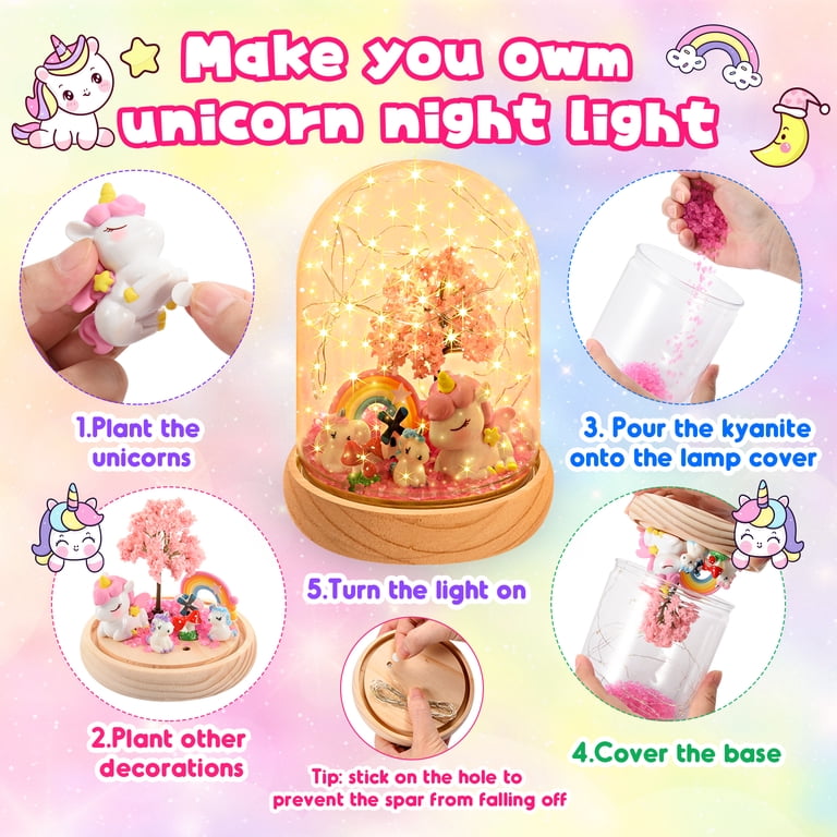 ATOPDREAM Unicorn Night Light Craft Kit, Ages 3-12 photo 3