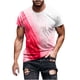 thumbnail image 2 of Mens Casual Pantalones Cortos Raya Impresión Suéter Fitness Deportes Camiseta, Poliéster Cuello Redondo Blusa para Al Aire Libre, Diario Y Primavera Verano Desgaste, 2 of 5